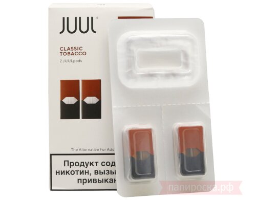 JUUL Classic Tobacco - картриджи (2 шт.) - фото 2
