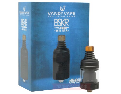 Vandy Vape Berserker BSKR V1.5 MINI MTL RTA - обслуживаемый бакомайзер - фото 2