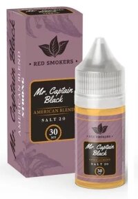 Жидкость для ЭСДН Mr. Captain Black Salt 30мл - С ароматом American Blend