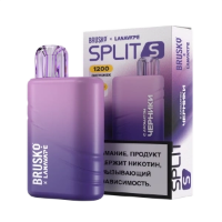 Одноразовый ЭСДН Brusko SPLIT S (1200) - С ароматом Черника