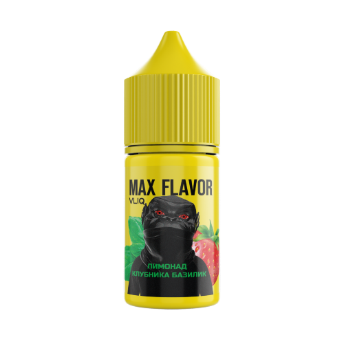 Vliq МAX Flаvor-Лимонад Клубника Базилик