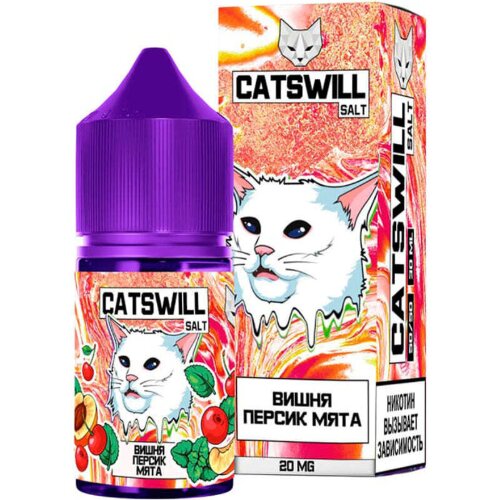 Сatswill Salt - Вишня Персик Мята