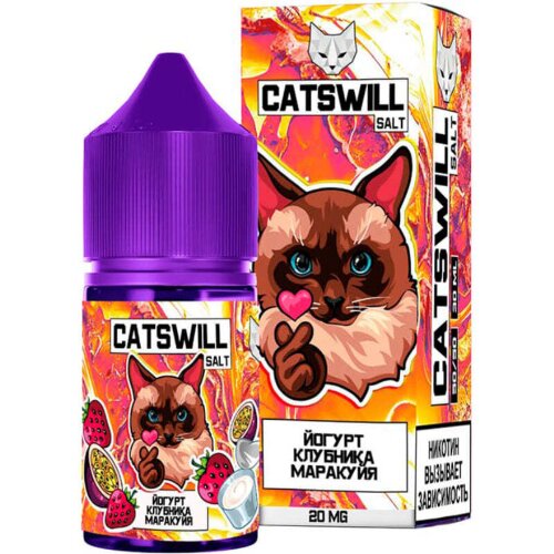 Сatswill Salt - Йогурт Клубника Маракуйя