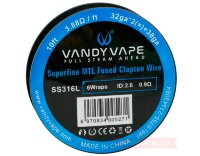 Vandy Vape Superfine MTL Clapton ( SS316L, 30ga+38ga ) - проволока (3 метра)