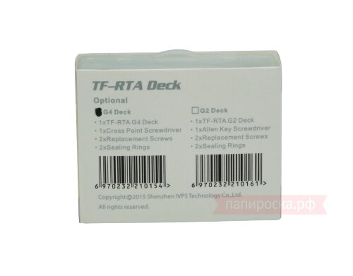 SMOK TF-RTA G4 - обслуживаемая база - фото 5