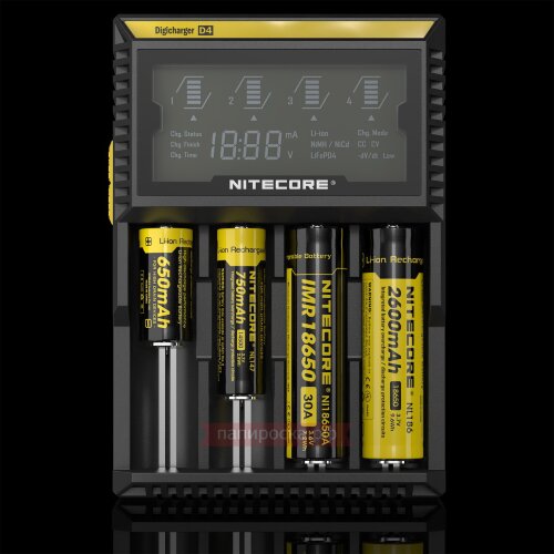 Универсальное зарядное устройство Nitecore SYSMAX Digicharger D4 - фото 5