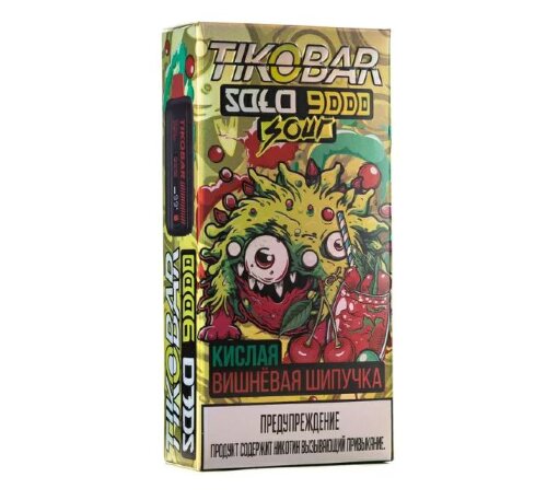 Tikobar Solo 9000 - Sour Fizzy Cherry