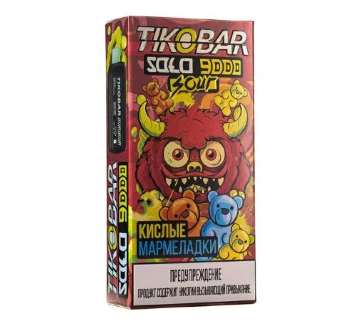 Tikobar Solo 9000 - Sour Jelly Bears
