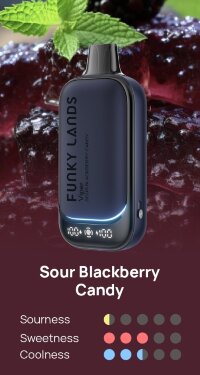 Funky Lands Lost Mary (30000) - Леденец Кислая Ежевика