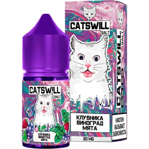 Сatswill Salt - Клубника Виноград Мята