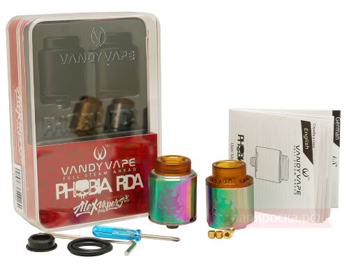 Vandy Vape Phobia RDA  - обслуживаемый атомайзер - фото 3