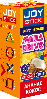 Жидкость для ЭСДН JoyStick MegaDrive 30мл - С ароматом Ананас Кокос