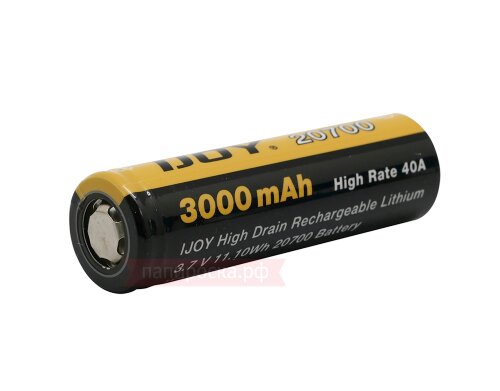 IJOY 20700 (3000mAh, 40А) - высокотоковый аккумулятор - фото 4