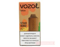 VOZOL STAR 6000 - Табак