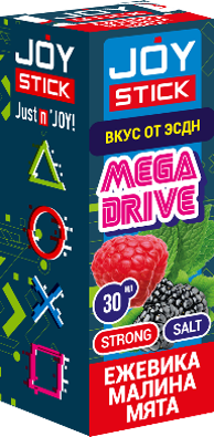Жидкость для ЭСДН JoyStick MegaDrive 30мл - С ароматом Ежевика Малина Мята