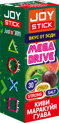 Жидкость для ЭСДН JoyStick MegaDrive 30мл - С ароматом Киви Маракуйя Гуава