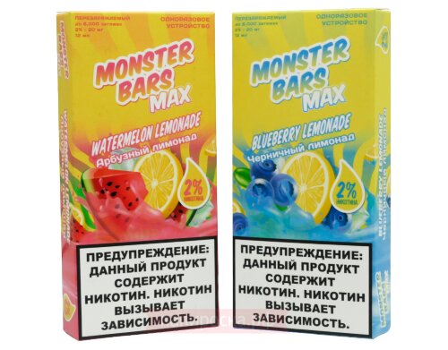 Monster Bars Max - Blueberry Lemonade - фото 2
