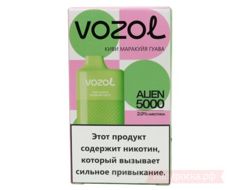 VOZOL Alien 5000 - Киви Маракуйя Гуава