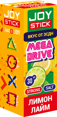 Жидкость для ЭСДН JoyStick MegaDrive 30мл - С ароматом Лимон Лайм