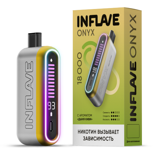 INFLAVE ONYX (18000) - С ароматом Дыня Киви