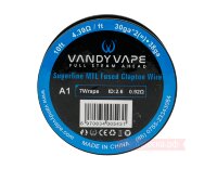 Vandy Vape Superfine MTL Fused Clapton ( Kanthal, 30ga X 2(=)+38ga ) - проволока (3 метра)