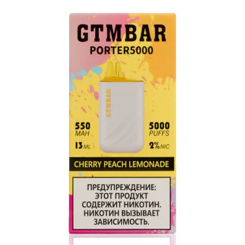 GTM Bar Porter 5000 - Cherry Peach Lemonade